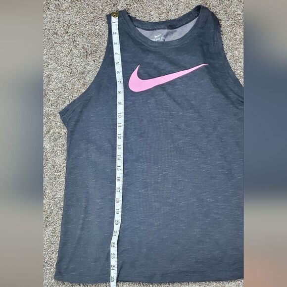 Nike Charcoal Gray & Pink Tank Top - Picture 4 of 6